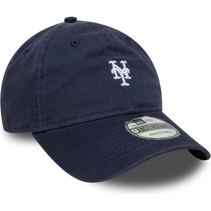 petten-gebogen-marineblauw-verstelbaar-9twenty-washed-mini-van-new-york-mets-mlb-van-new-era