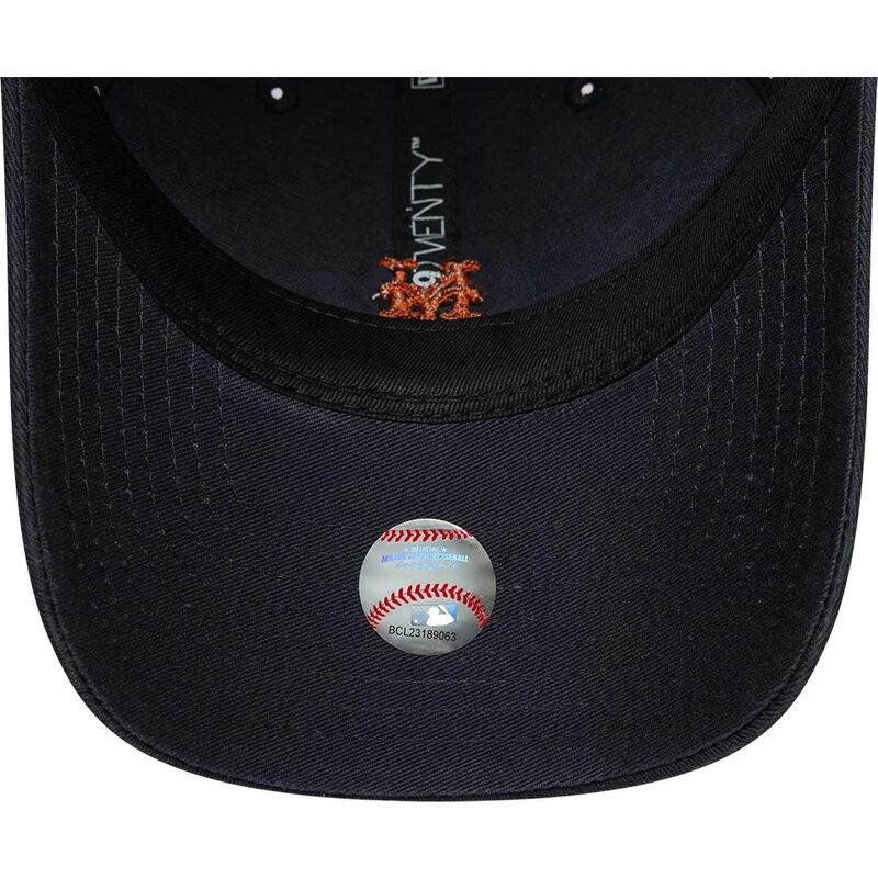 petten-gebogen-marineblauw-verstelbaar-9twenty-mini-van-new-york-mets-mlb-van-new-era