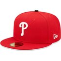 petten-plat-rood-fitted-59fifty-ac-perf-van-philadelphia-phillies-mlb-van-new-era
