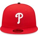 petten-plat-rood-fitted-59fifty-ac-perf-van-philadelphia-phillies-mlb-van-new-era