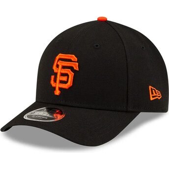 Petten gebogen zwart snapback 9FORTY M-Crown Player Replica van San Francisco Giants MLB van New Era