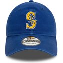 petten-gebogen-blauw-verstelbaar-9twenty-core-classic-van-seattle-mariners-mlb-van-new-era