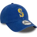 petten-gebogen-blauw-verstelbaar-9twenty-core-classic-van-seattle-mariners-mlb-van-new-era