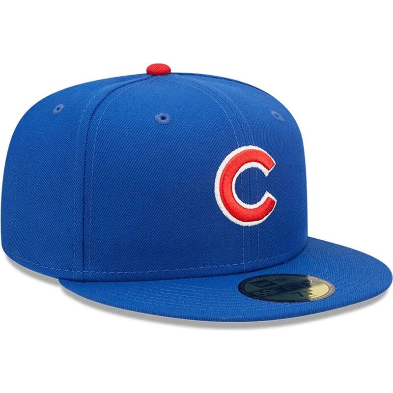 petten-plat-blauw-fitted-59fifty-ac-perf-van-chicago-cubs-mlb-van-new-era