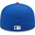 petten-plat-blauw-fitted-59fifty-ac-perf-van-chicago-cubs-mlb-van-new-era