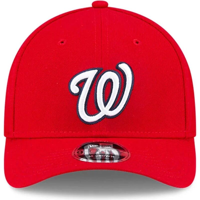 petten-gebogen-rood-snapback-9forty-m-crown-player-replica-van-washington-nationals-mlb-van-new-era