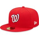 petten-plat-rood-fitted-59fifty-ac-perf-van-washington-nationals-mlb-van-new-era