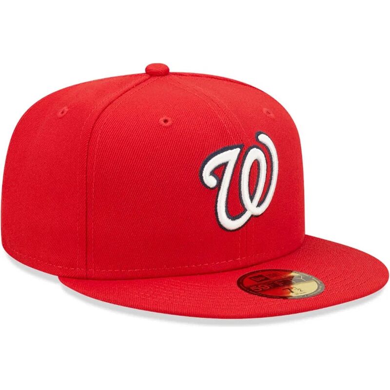 petten-plat-rood-fitted-59fifty-ac-perf-van-washington-nationals-mlb-van-new-era