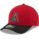 petten-gebogen-rood-snapback-9forty-m-crown-player-replica-van-arizona-diamondbacks-mlb-van-new-era