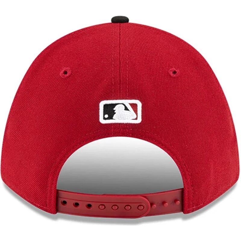 petten-gebogen-rood-snapback-9forty-m-crown-player-replica-van-arizona-diamondbacks-mlb-van-new-era