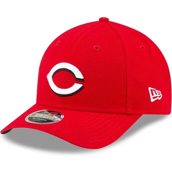 Petten gebogen rood snapback 9FORTY M-Crown Player Replica van Cincinnati Reds MLB van New Era