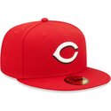petten-plat-rood-fitted-59fifty-ac-perf-van-cincinnati-reds-mlb-van-new-era