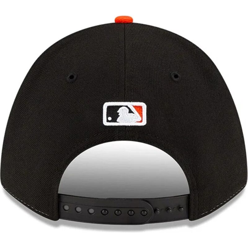 petten-gebogen-oranje-snapback-9forty-m-crown-player-replica-van-baltimore-orioles-mlb-van-new-era