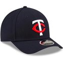 petten-gebogen-marineblauw-snapback-9forty-m-crown-player-replica-van-minnesota-twins-mlb-van-new-era