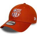 petten-gebogen-oranje-verstelbaar-9forty-seasonal-van-fc-barcelona-laliga-van-new-era