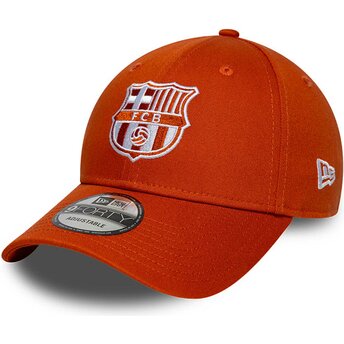 Petten gebogen oranje verstelbaar 9FORTY Seasonal van FC Barcelona LALIGA van New Era