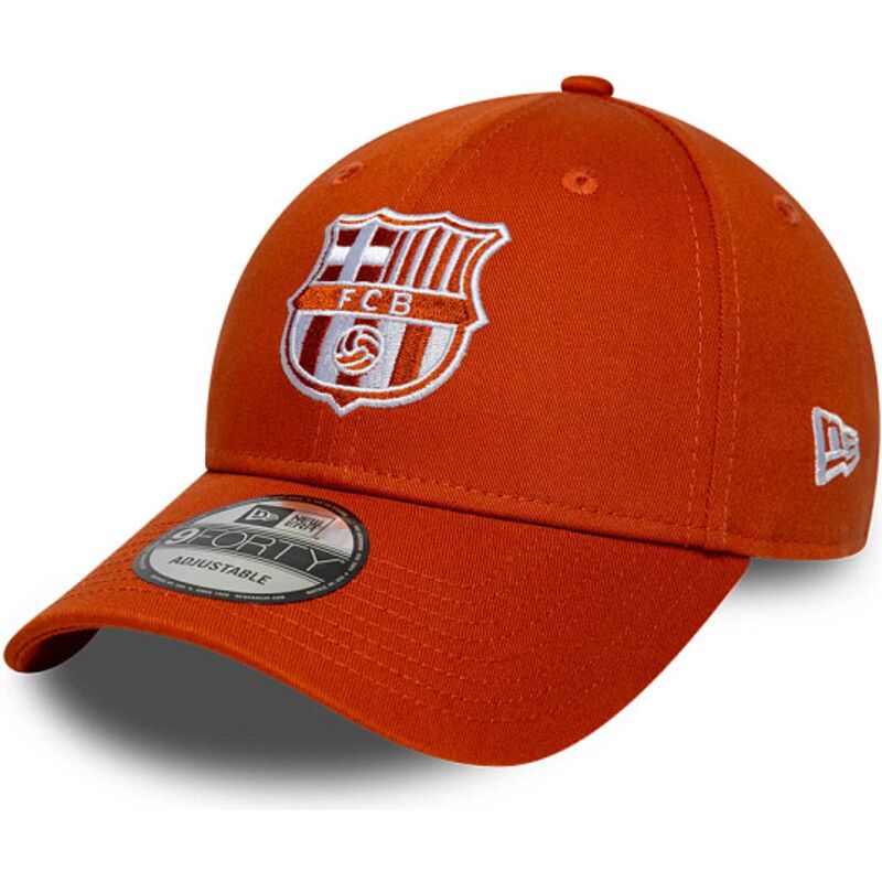 petten-gebogen-oranje-verstelbaar-9forty-seasonal-van-fc-barcelona-laliga-van-new-era