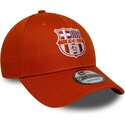 petten-gebogen-oranje-verstelbaar-9forty-seasonal-van-fc-barcelona-laliga-van-new-era