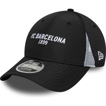 Petten gebogen zwart snapback 9FORTY M-Crown Featherweight Poly van FC Barcelona LALIGA van New Era
