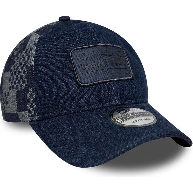 petten-gebogen-marineblauw-verstelbaar-9twenty-patterned-denim-van-red-bull-racing-formula-1-van-new-era