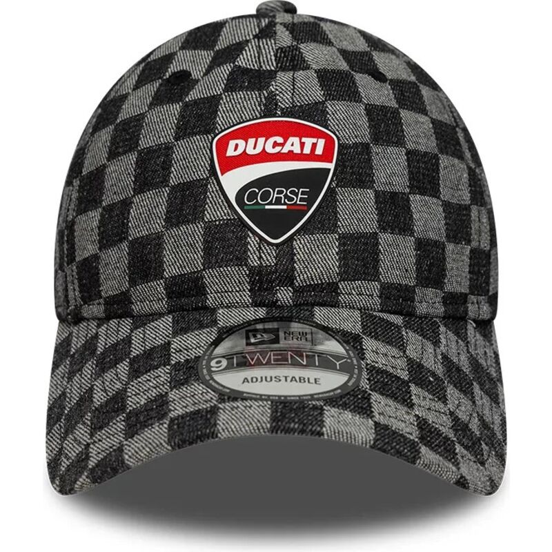 petten-gebogen-zwart-verstelbaar-9twenty-check-van-ducati-motor-motogp-van-new-era
