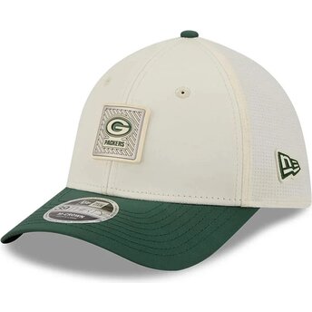 Petten gebogen groen fitted 39THIRTY M-Crown Training 2026 van Green Bay Packers NFL van New Era