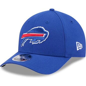 Petten gebogen blauw snapback 9FORTY M-Crown Team van Buffalo Bills NFL van New Era