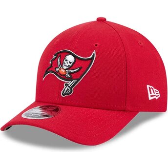 Petten gebogen bruin snapback 9FORTY M-Crown Team van Tampa Bay Buccaneers NFL van New Era