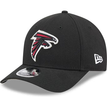 Petten gebogen zwart snapback 9FORTY M-Crown Team van Atlanta Falcons NFL van New Era