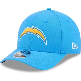 Petten gebogen blauw snapback 9FORTY M-Crown Team van Los Angeles Chargers NFL van New Era