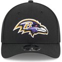 petten-gebogen-zwart-snapback-9forty-m-crown-team-van-baltimore-ravens-nfl-van-new-era