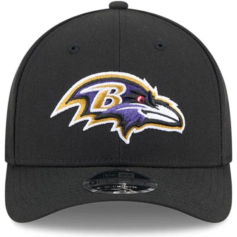 petten-gebogen-zwart-snapback-9forty-m-crown-team-van-baltimore-ravens-nfl-van-new-era