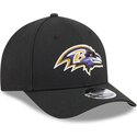 petten-gebogen-zwart-snapback-9forty-m-crown-team-van-baltimore-ravens-nfl-van-new-era