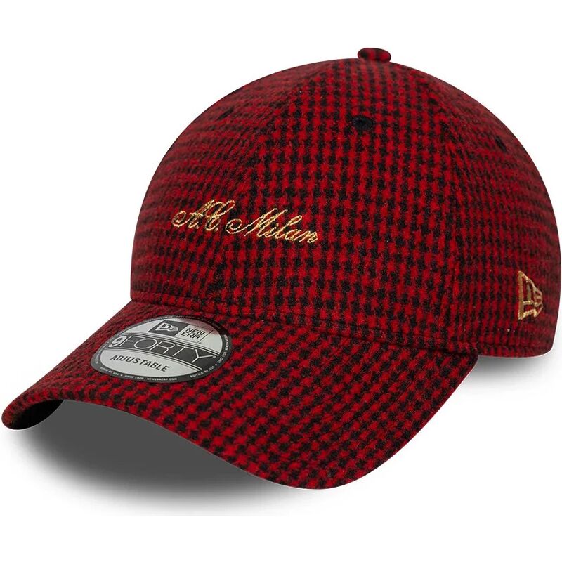 petten-gebogen-rood-verstelbaar-9forty-houndstooth-van-ac-milan-serie-a-van-new-era petten-gebogen-rood-verstelbaar-9forty-houndstooth-van-ac-milan-serie-a-van-new-era