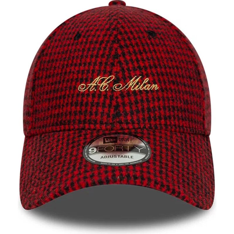 petten-gebogen-rood-verstelbaar-9forty-houndstooth-van-ac-milan-serie-a-van-new-era petten-gebogen-rood-verstelbaar-9forty-houndstooth-van-ac-milan-serie-a-van-new-era