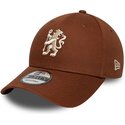 petten-gebogen-bruin-snapback-9forty-team-van-chelsea-football-club-premier-league-van-new-era