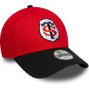 petten-gebogen-rood-snapback-voor-kinderen-9forty-team-van-stade-toulousain-top-14-van-new-era