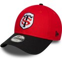 petten-gebogen-rood-snapback-voor-kinderen-9forty-team-van-stade-toulousain-top-14-van-new-era