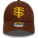 petten-gebogen-bruin-snapback-9forty-seasonal-van-stade-toulousain-top-14-van-new-era