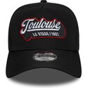 petten-gebogen-zwart-snapback-voor-kinderen-e-frame-patch-van-stade-toulousain-van-new-era