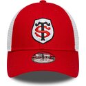 petten-gebogen-rood-verstelbaar-voor-kinderen-9forty-league-van-stade-toulousain-top-14-van-new-era