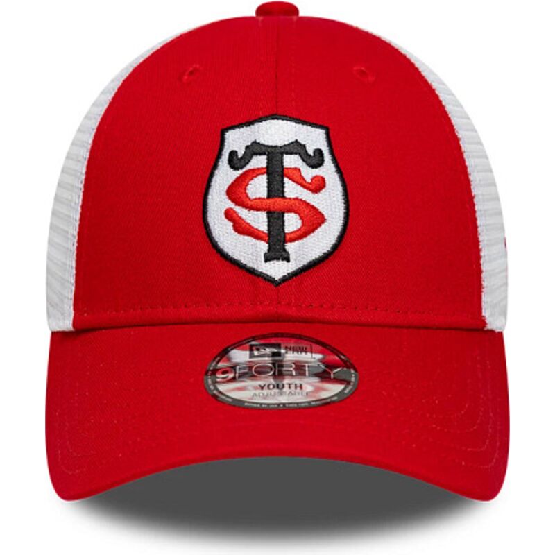 petten-gebogen-rood-verstelbaar-voor-kinderen-9forty-league-van-stade-toulousain-top-14-van-new-era