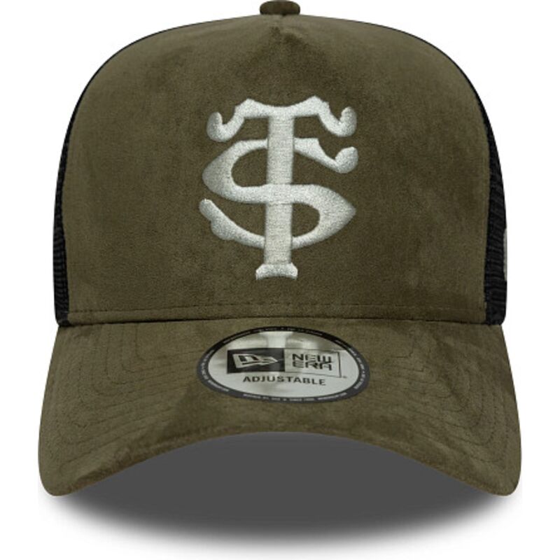 petten-gebogen-groen-snapback-e-frame-faux-suede-van-stade-toulousain-top-14-van-new-era