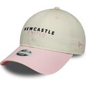 petten-gebogen-beige-verstelbaar-rosa-9twenty-van-newcastle-united-football-club-premier-league-van-new-era