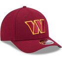 petten-gebogen-rood-snapback-9forty-m-crown-team-van-washington-commanders-nfl-van-new-era