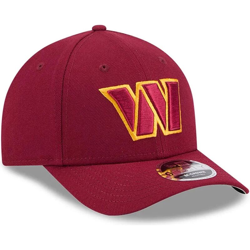 petten-gebogen-rood-snapback-9forty-m-crown-team-van-washington-commanders-nfl-van-new-era