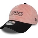 petten-gebogen-roze-verstelbaar-9twenty-cord-van-liverpool-football-club-premier-league-van-new-era