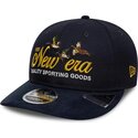 petten-gebogen-marineblauw-verstelbaar-9fifty-retro-crown-suede-van-new-era