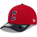 petten-gebogen-rood-snapback-9forty-m-crown-player-replica-van-cleveland-guardians-mlb-van-new-era