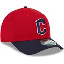 petten-gebogen-rood-snapback-9forty-m-crown-player-replica-van-cleveland-guardians-mlb-van-new-era